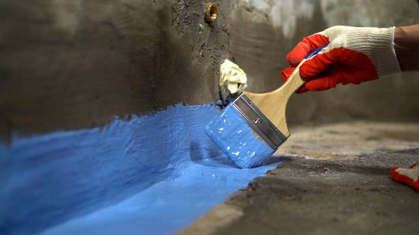 Commercial Interior Drainage System project at a Oakland, OR business property by SJ Waterproofing Pros